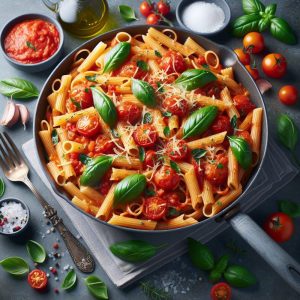 את מתכון הפאסטה ברוטב עגבניות ועשבי תיבול