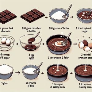 מתכון לעוגת שוקולית רכה