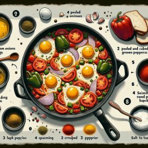 מתכון לשקשוקה
חומרים