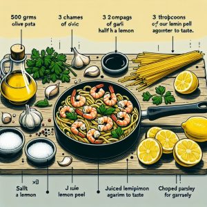 מתכון לפסטה אליו ולימון