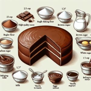 מתכון לעוגת שוקולית רכה